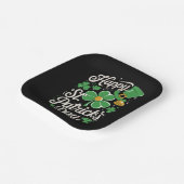 Happy St Patrick's Day Irish Heritage St Patty's Pappteller (Gewinkelt)