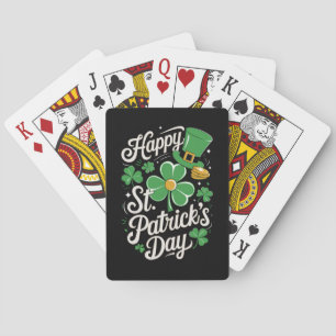 Happy St Patrick's Day Irish Heritage St Patty's Spielkarten