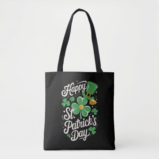 Happy St Patrick's Day Irish Heritage St Patty's Tasche (Vorderseite)