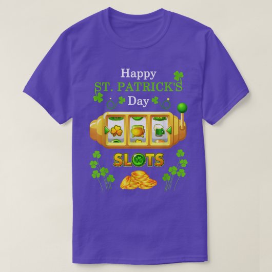 Happy St Patricks Day Irish Holiday Kleeblatt Frau T-Shirt (Design vorne)