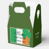 HAPPY ST PATRICK'S DAY Irish Kleeblatt Segen Geschenkschachtel (Geöffnet)