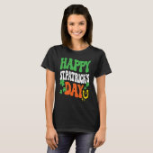 Happy St Patrick's Day Irish Leprechaun Saint Patr T-Shirt (Vorne ganz)