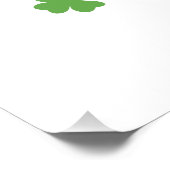 Happy St. Patrick's Day Irish Pride Kleeblatt Luck Fotodruck (Ecke)