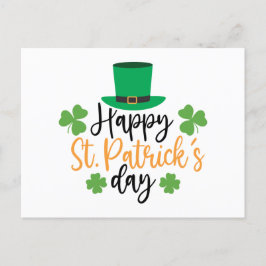 Happy St. Patrick's Day Irish Pride Kleeblatt Luck Postkarte