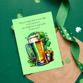 Happy St Patrick's Day Irish Segen Karte