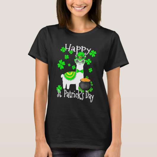 Happy St Patrick's Day Irish Shamrock Leprechaun T-Shirt (Vorderseite)