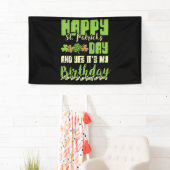 Happy St Patricks Day its My Birthday Geboren Iris Banner (Insitu)