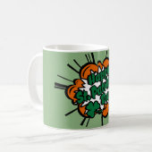 Happy St. Patrick's Day Kaffeetasse (Vorderseite Links)