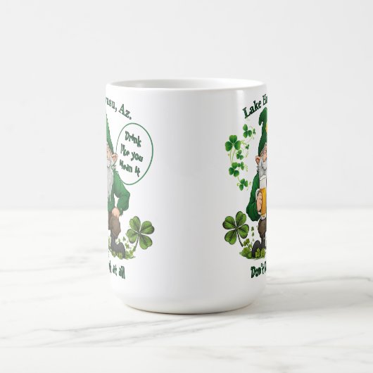 Happy St. Patrick's Day Kaffeetasse (Mittel)