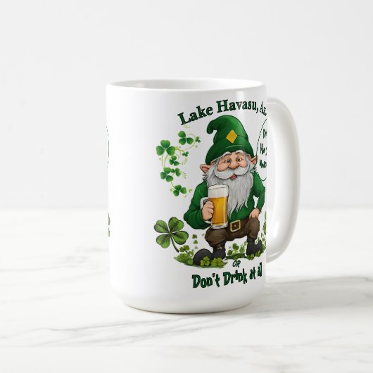 Happy St. Patrick's Day Kaffeetasse (VorderseiteRechts)