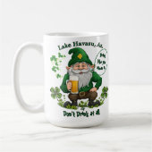 Happy St. Patrick's Day Kaffeetasse (Links)