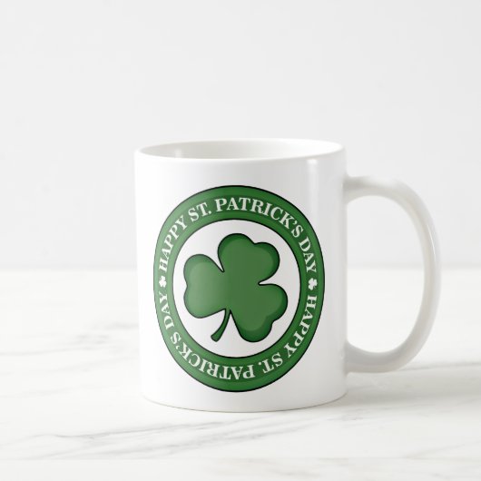 Happy St. Patricks Day Kaffeetasse (Rechts)