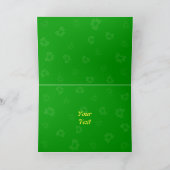 Happy St.Patrick's Day Karte (Innenseite)