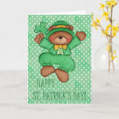 Happy St. Patrick's Day Karte (Gelbe Blume)