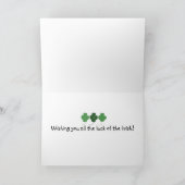 Happy St. Patrick's Day Karte (Innenseite)