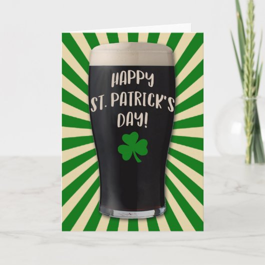 Happy St. Patrick's Day Karte (Vorderseite)
