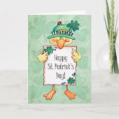Happy St. Patrick's Day Karte (Vorderseite)