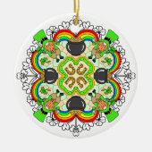 Happy St Patrick's Day Keramik Ornament (Vorne)