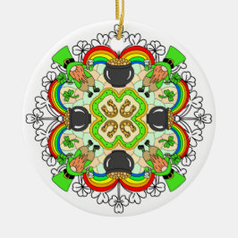 Happy St Patrick's Day Keramik Ornament