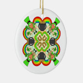 Happy St Patrick's Day Keramik Ornament (Rechts)