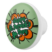 Happy St. Patrick's Day Keramikknauf (Rechts)