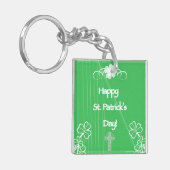 Happy St. Patrick's Day Key Chain Schlüsselanhänger (Vorderseite links)