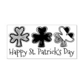 Happy St. Patrick's Day Kleeblatt Cookies Briefmar Gummistempel (Prägung)