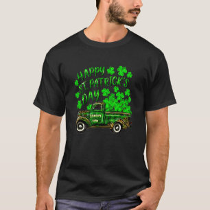 Happy St Patrick's Day Kleeblatt Farm Truck 2 T-Shirt