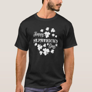 Happy St Patrick's Day Kleeblatt Grafik Männer Fra T-Shirt