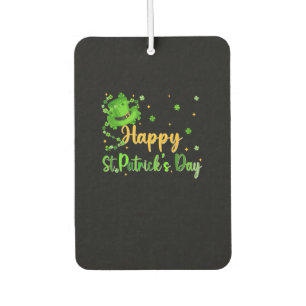 Happy St Patricks Day Kleeblatt Irish Mens Frauen  Autolufterfrischer