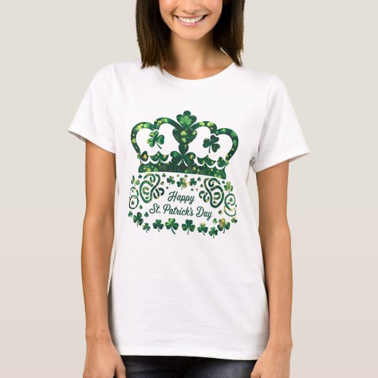 Happy St. Patricks Day Kleeblatt Irish Saint Patri T-Shirt (Vorderseite)