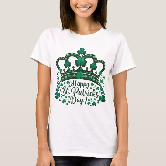 Happy St. Patricks Day Kleeblatt Irish Saint Patri T-Shirt (Vorderseite)