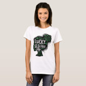 Happy St. Patricks Day Kleeblatt Irish Saint Patri T-Shirt (Vorne ganz)