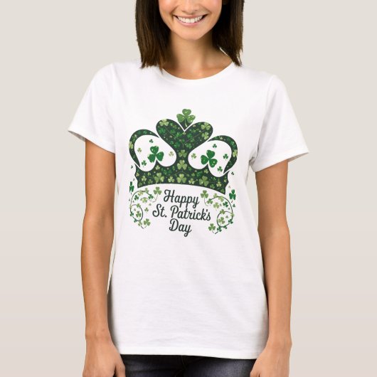 Happy St. Patricks Day Kleeblatt Irish Saint Patri T-Shirt (Vorderseite)