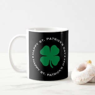 Happy St. Patrick's Day Kleeblatt Lucky Charm Kaffeetasse