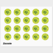 Happy St. Patricks Day Kleeblatt Sticker (Blatt)