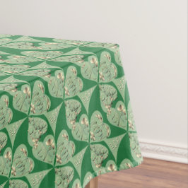 "Happy St. Patrick's Day" Kleeblatt Tischdecke