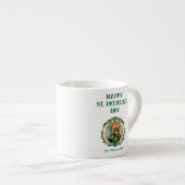 Happy St patricks day Kleeblatts Family Foto Espressotasse (Vorderseite Rechts)