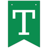 Happy St Patricks Day Kleeblatts Green Wimpelkette (Zweite Fahne)