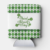 Happy St. Patrick's Day Kleeblatts können kühlen Dosenkühler (Rückseite)