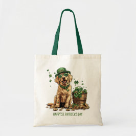 Happy St. Patrick's Day Labrador Retriever Dog Tragetasche