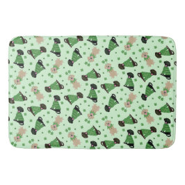 Happy St Patricks Day Labrador Retriever Hunde Badematte