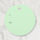 Happy St Patricks Day Labrador Retriever Hunde Geschenkanhänger (Rückseite)