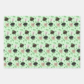 Happy St Patricks Day Labrador Retriever Hunde Geschenkpapier Set (Vorderseite)