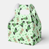 Happy St Patricks Day Labrador Retriever Hunde Geschenkschachtel (Rückseite)