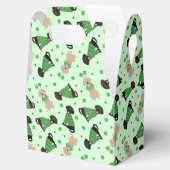 Happy St Patricks Day Labrador Retriever Hunde Geschenkschachtel (Geöffnet)