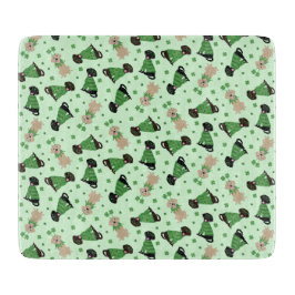 Happy St Patricks Day Labrador Retriever Hunde Schneidebrett