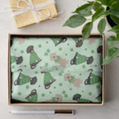Happy St Patricks Day Labrador Retriever Hunde Seidenpapier (Geschenk)