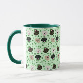 Happy St Patricks Day Labrador Retriever Hunde Tasse (Links)