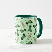 Happy St Patricks Day Labrador Retriever Hunde Tasse (VorderseiteRechts)